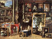 TENIERS, David the Younger The Gallery of Archduke Leopold in Brussels xgh China oil painting reproduction